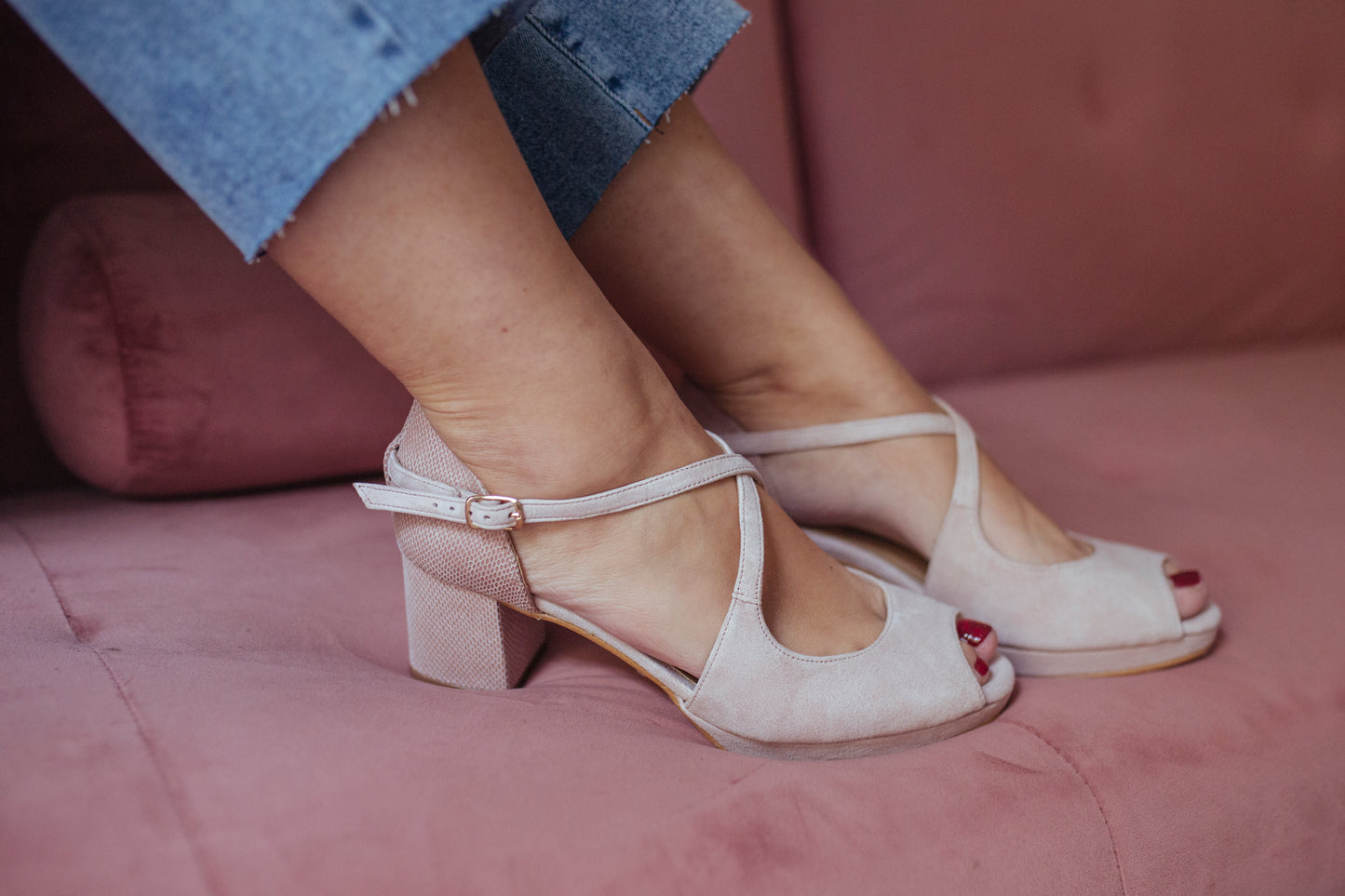 Palma Rosa Nude de 5 cm-sandalias-liso, novia, palma, sandalia, tacon de 5, zapatos de color rosa nude-Loovshoes