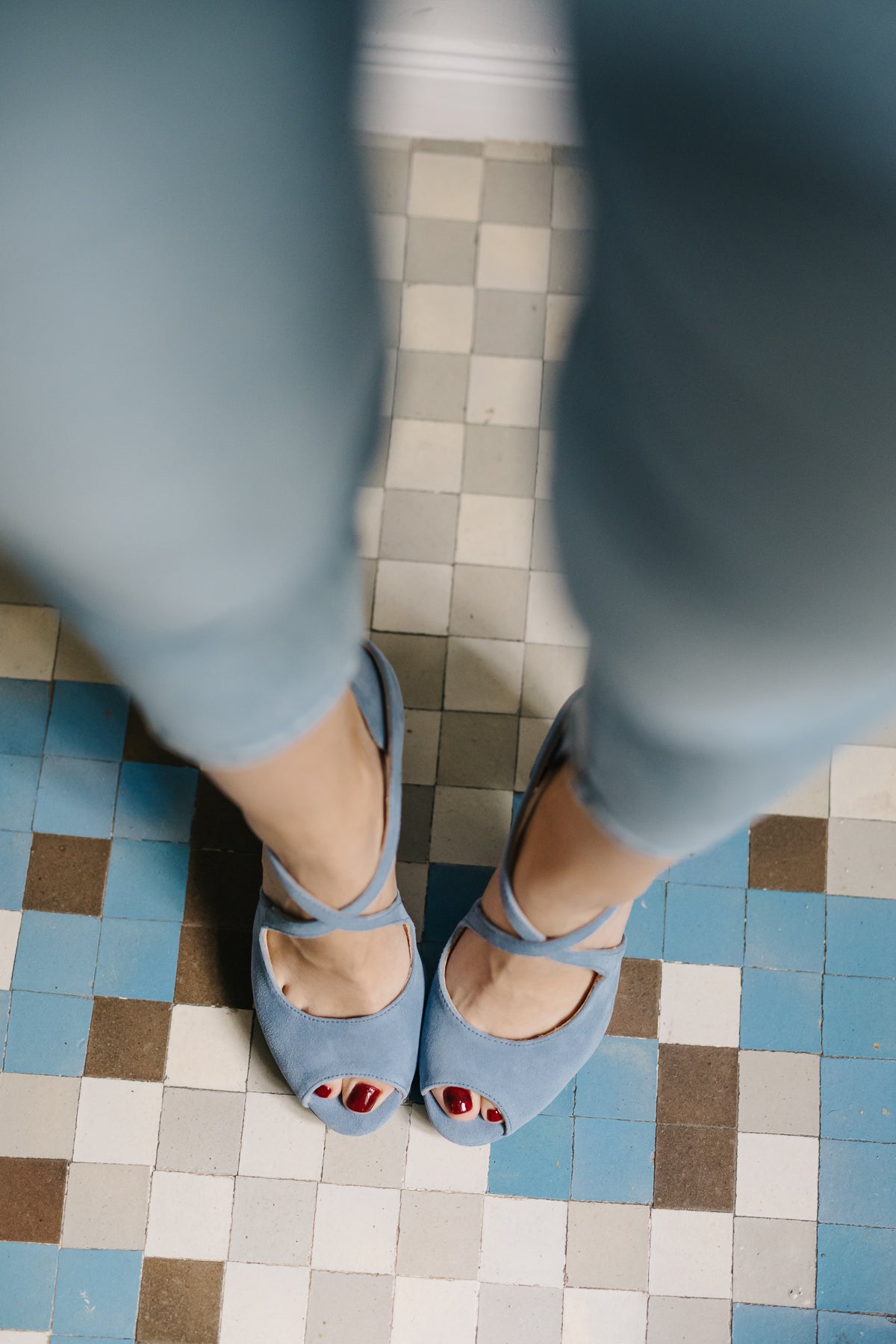 Palma Azul de 10 cm-sandalias-liso, novia, palma, sandalia, tacon de 10, zapatos de color azul-Loovshoes