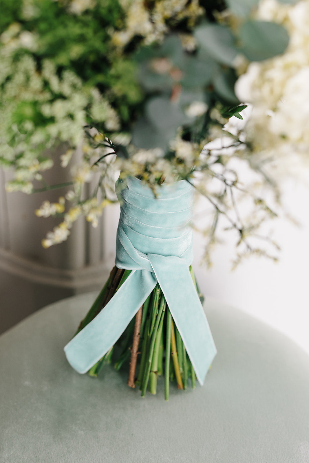 Cinta Ramo | Velvet Mint-Cinta de terciopelo-Loovshoes