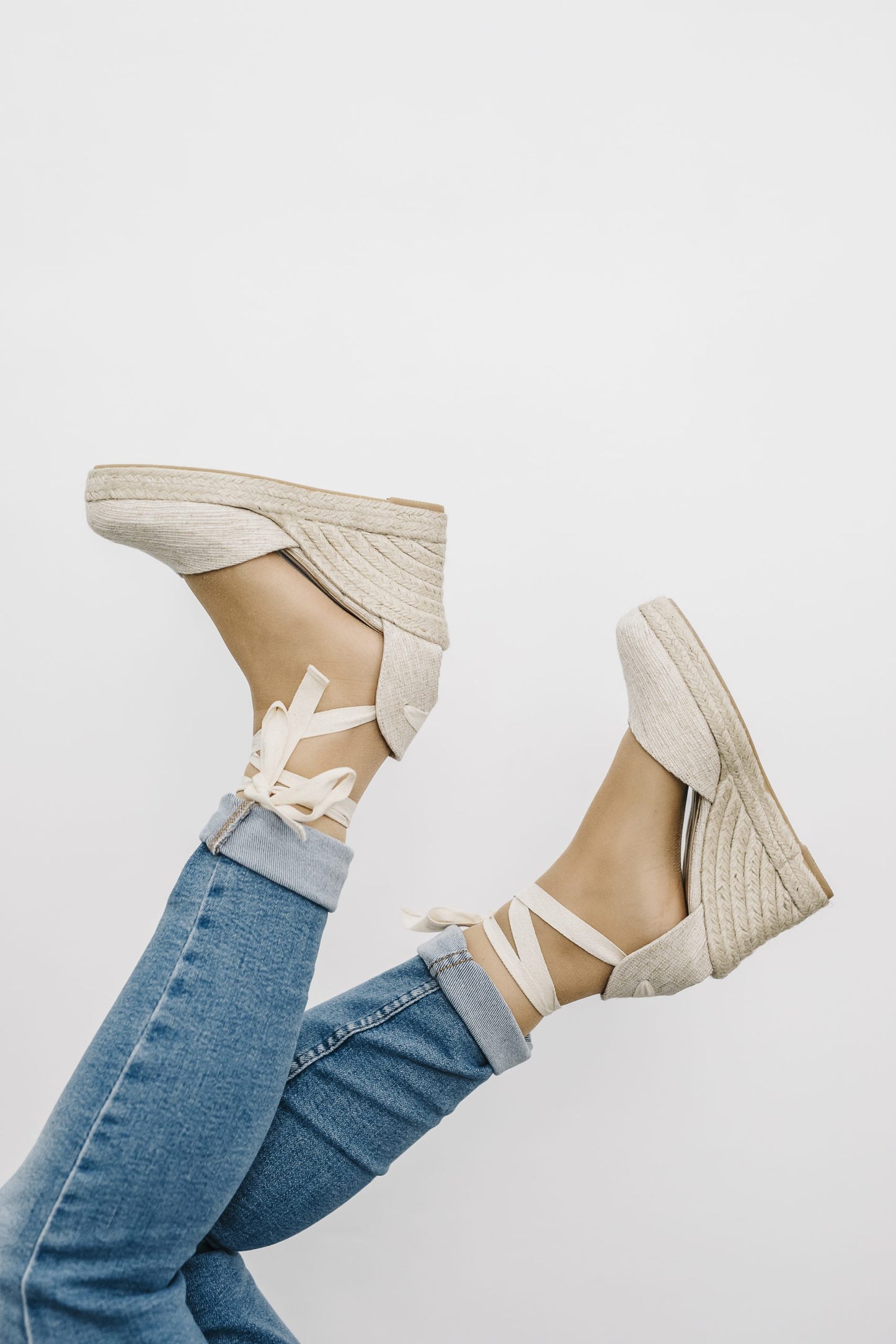 Cuña Cristina Nature-cuñas de esparto-cuña, esparto, liso, novia, zapatos de color beige-Loovshoes