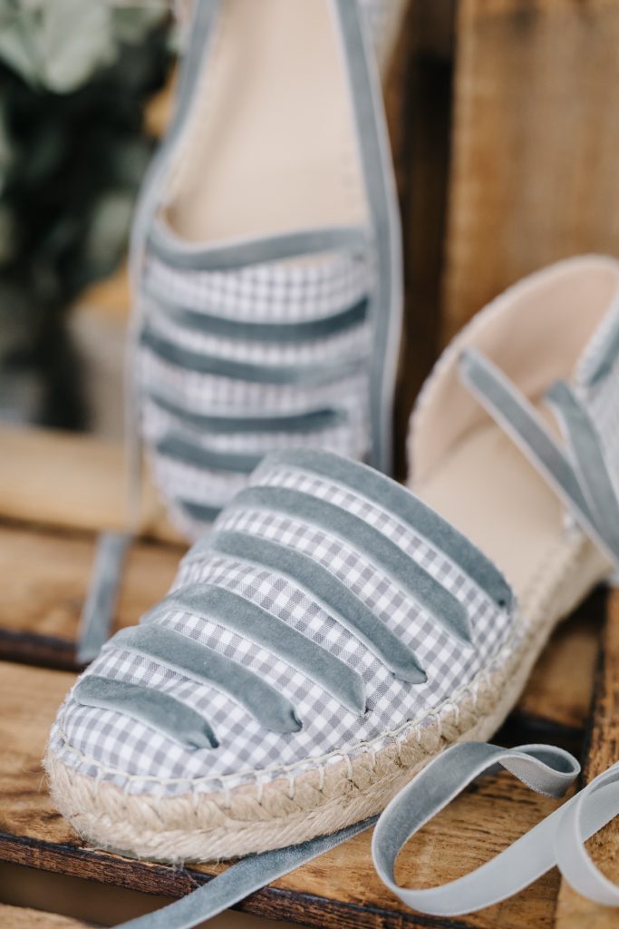 Valeria Vichy Gris-esparto plano-esparto, vichy, zapatos de color gris, zapatos planos-Loovshoes