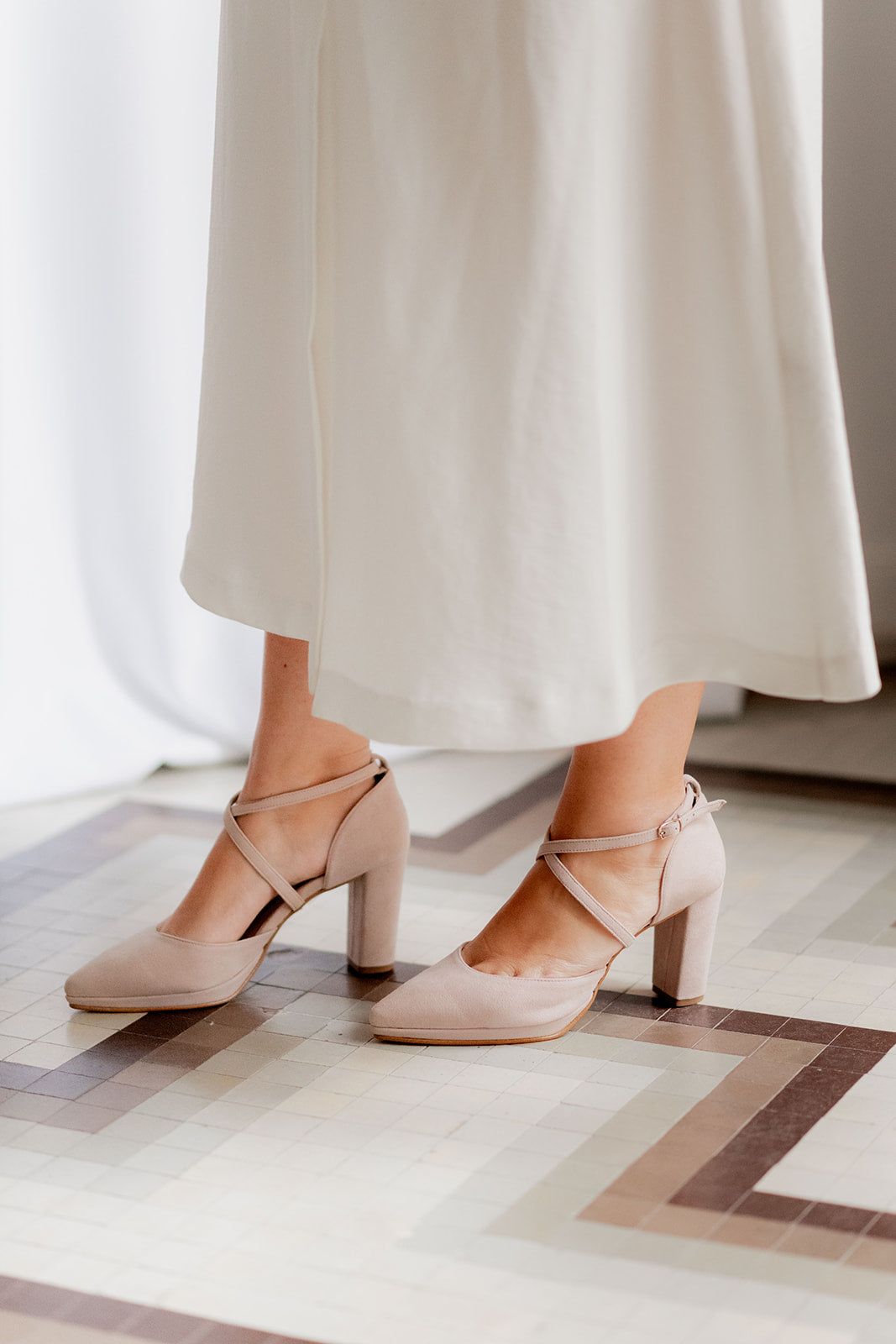 Helene Rosa Nude-Salón-helene-Loovshoes