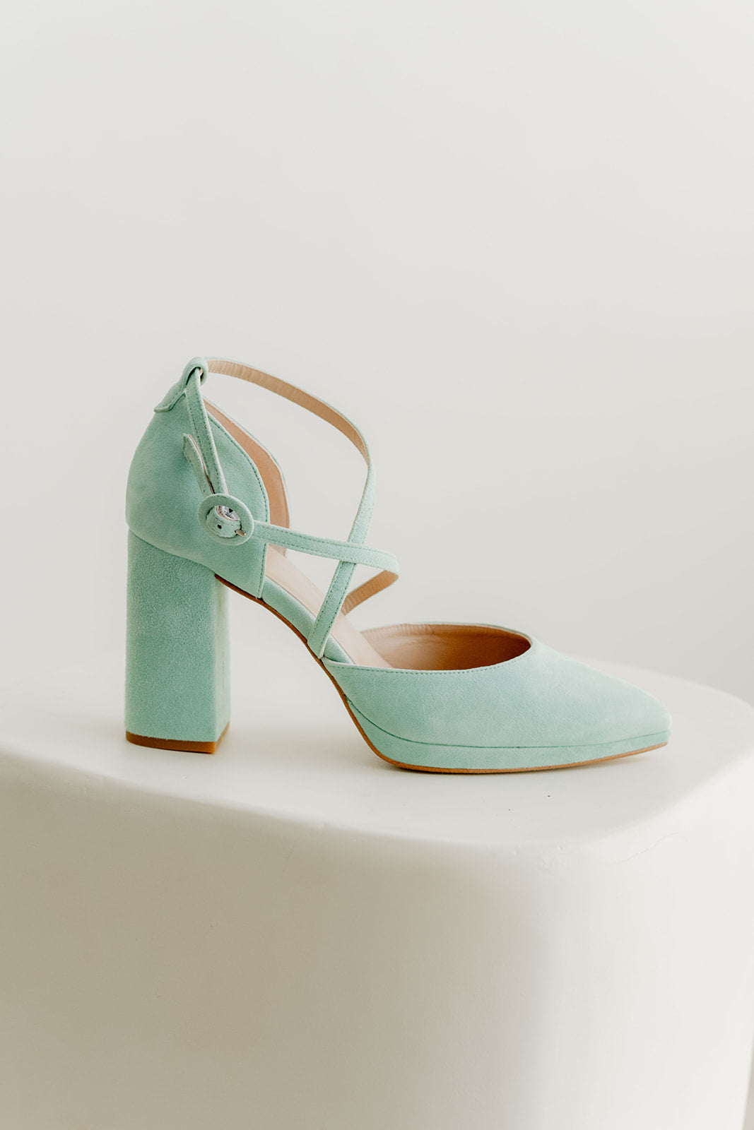 High Tacones Verde Agua Plataforma Tacones Chidos High Heels