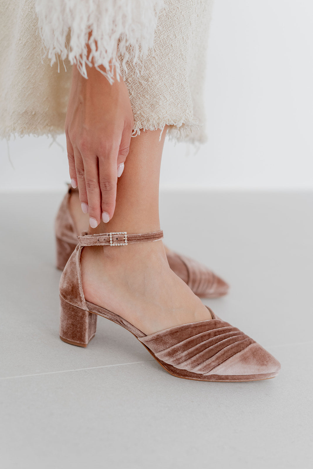 Rebeca Velvet Arcilla-Salón-Loovshoes