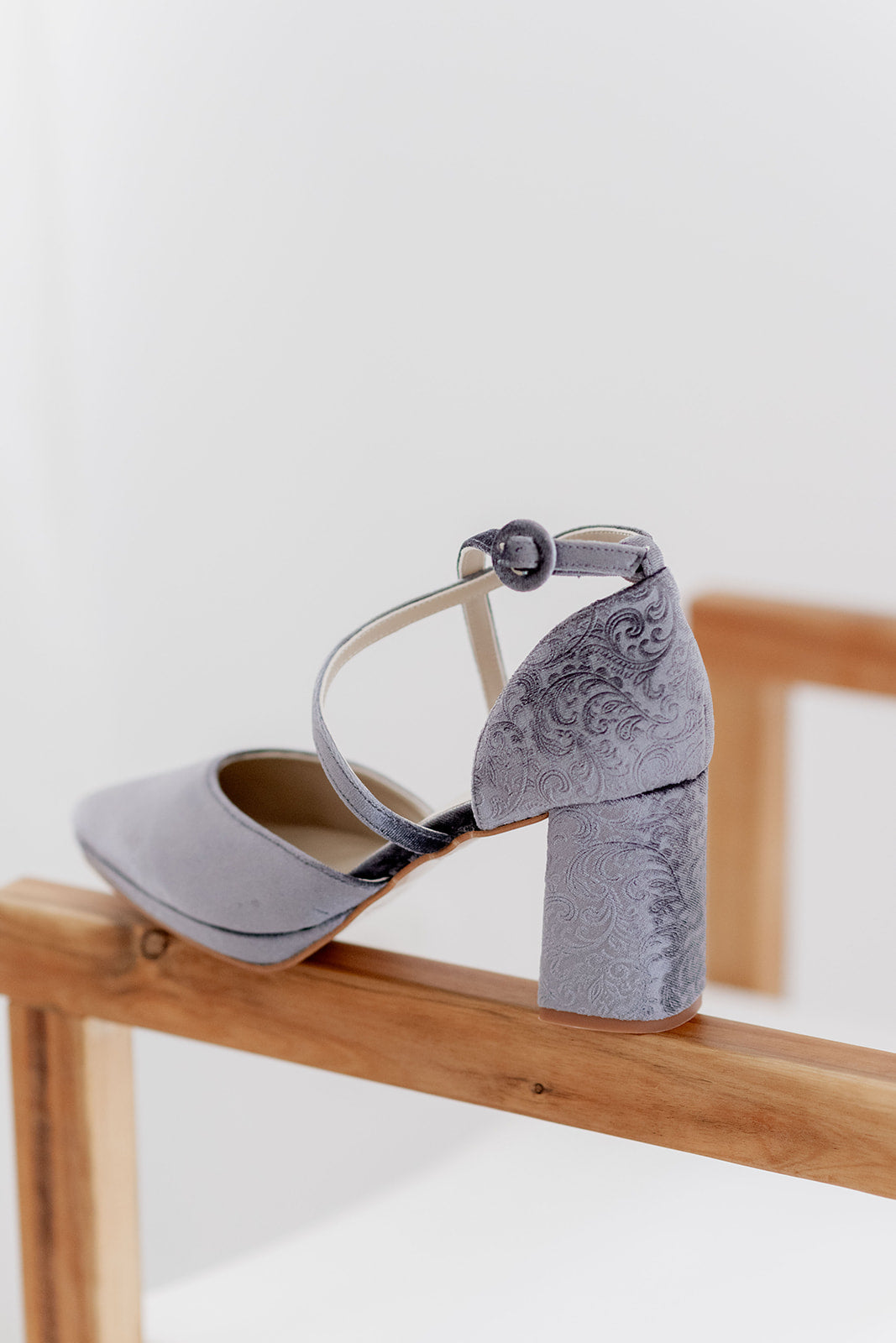 Helene Velvet Gris-Loovshoes