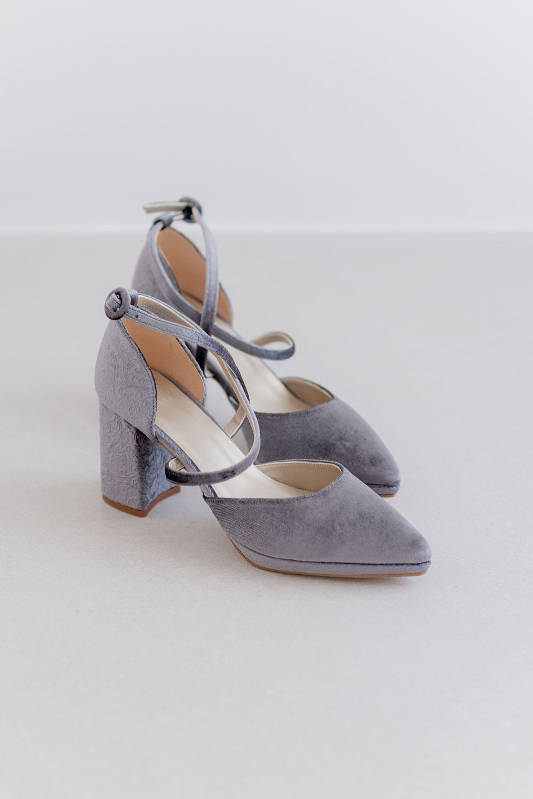 Helene Velvet Gris-Loovshoes