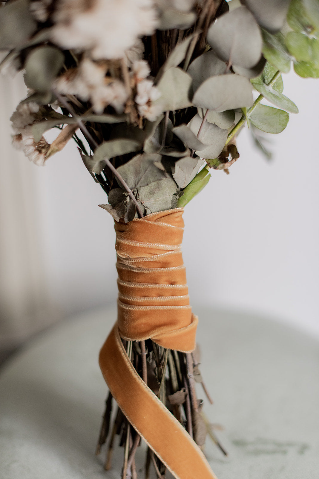 Cinta Ramo | Velvet Mostaza-Cinta de terciopelo-Loovshoes