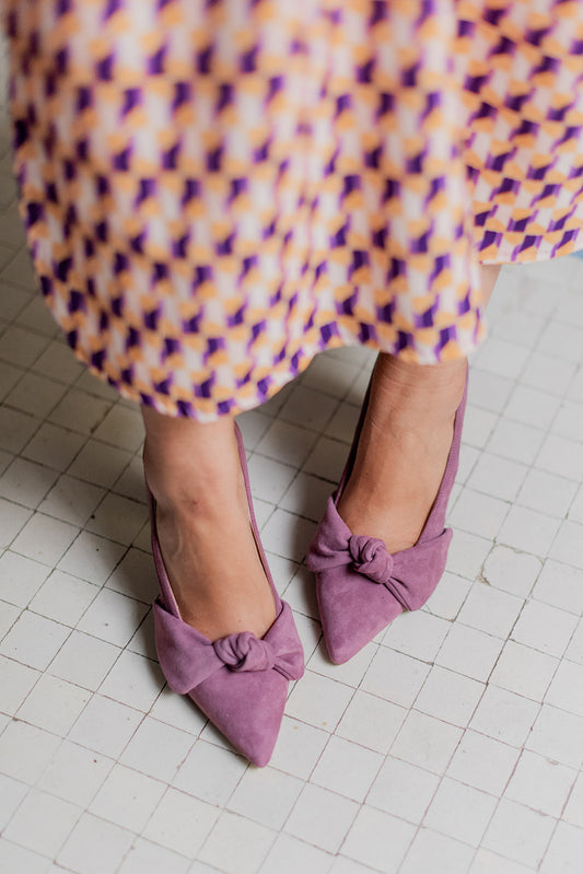 Mimosa Lazo Malva-tipo salón-ante, liso, malva, mimosa, novia, salón, tacón de 7.5-Loovshoes