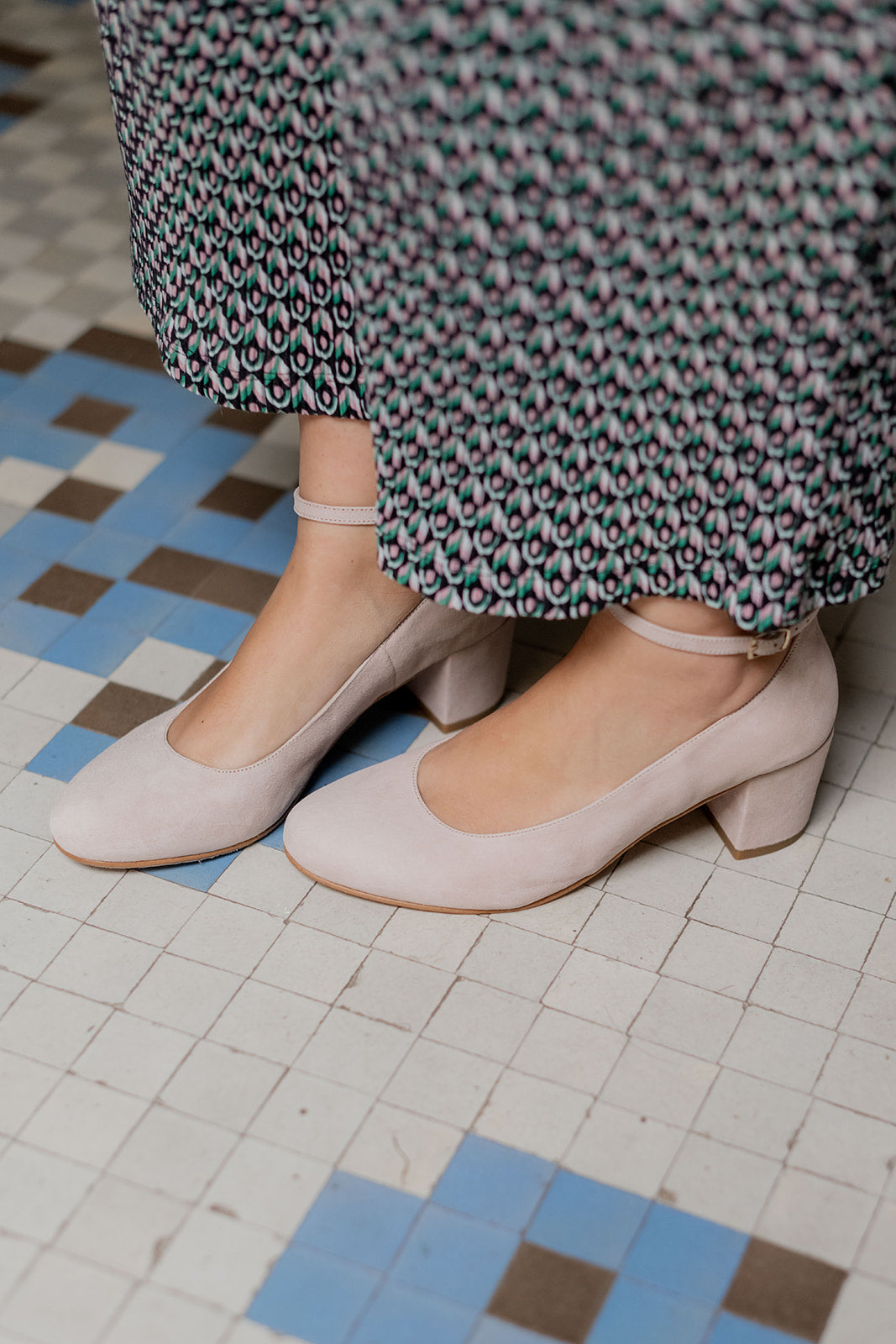 Iris Rosa Nude-bailarinas-ante, bailarinas, iris, liso, zapatos de color rosa nude-Loovshoes