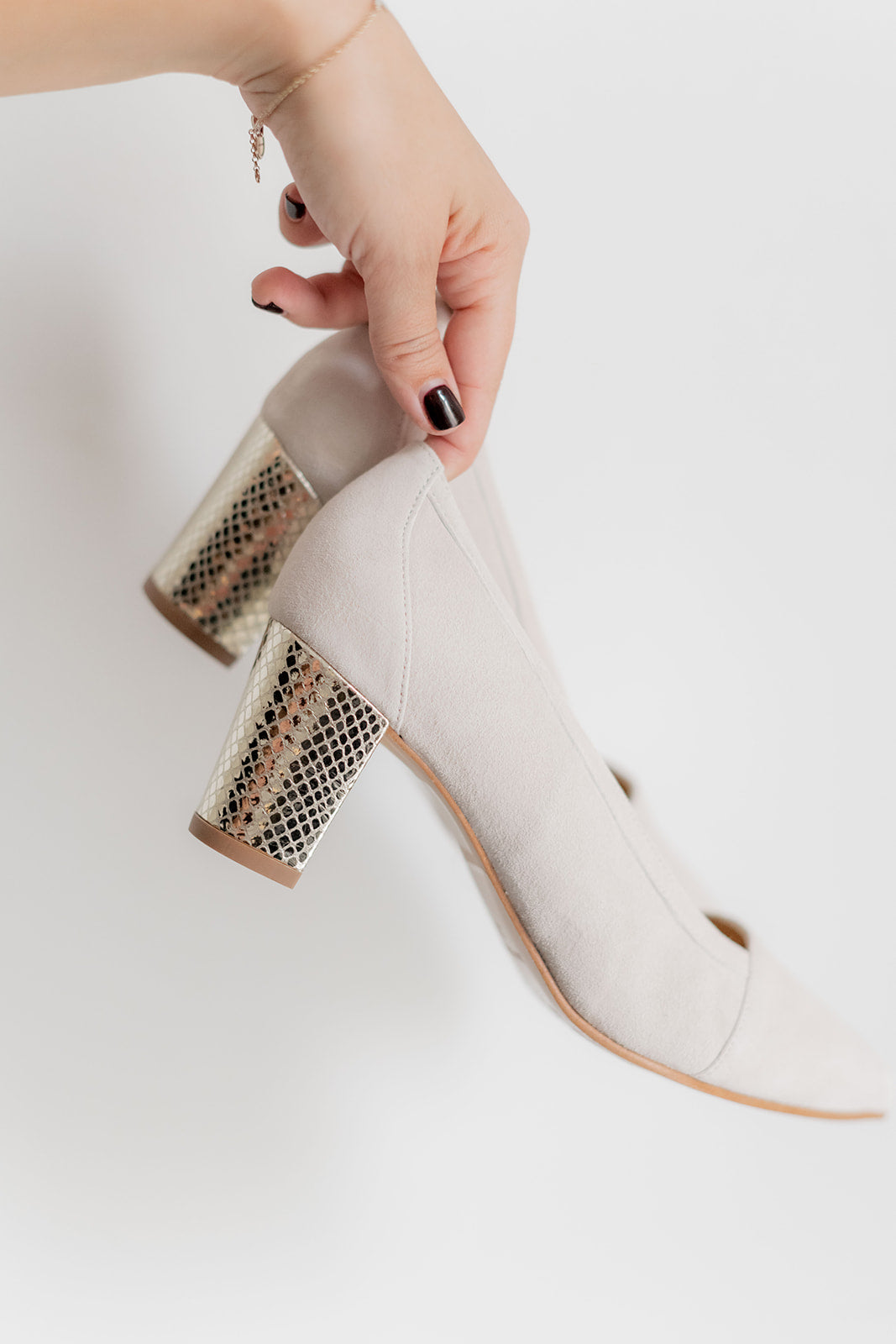 Mimosa Hueso de 5 cm-tipo salón-ante, mimosa, novia, salón, tacón de 5.5, zapatos de color beige-Loovshoes