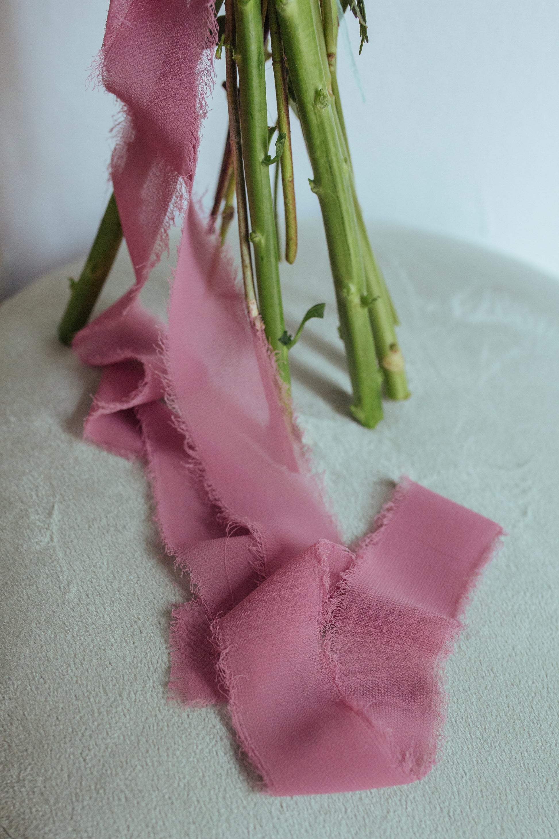 Cinta para ramo | Gasa rosada-cintas de gasa, cintas para ramo, rosa-Loovshoes