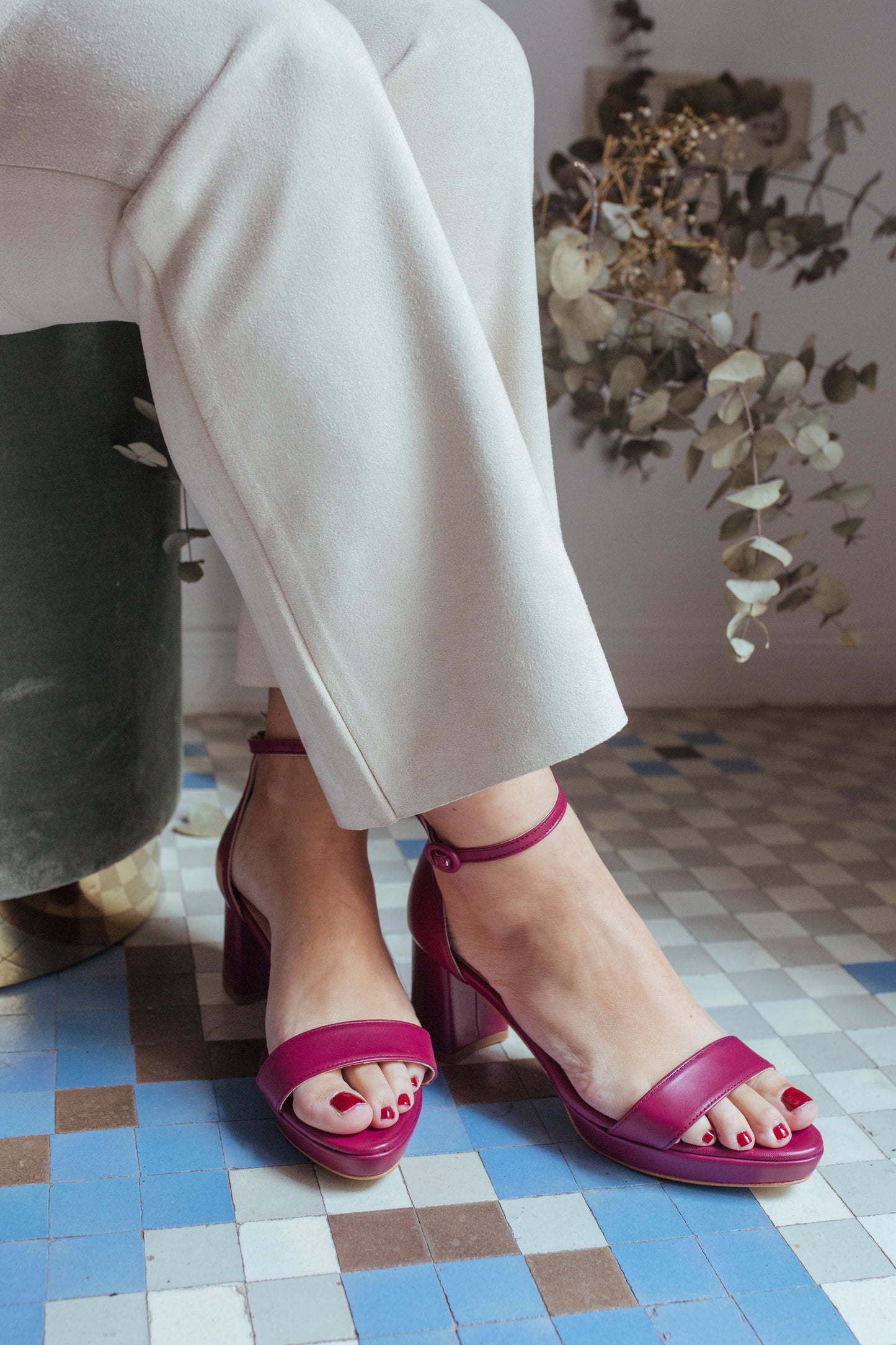 Alma Piel Vino de 5 cm-tipo salón-alma, liso, sandalia, tacon de 5, zapatos color vino-Loovshoes