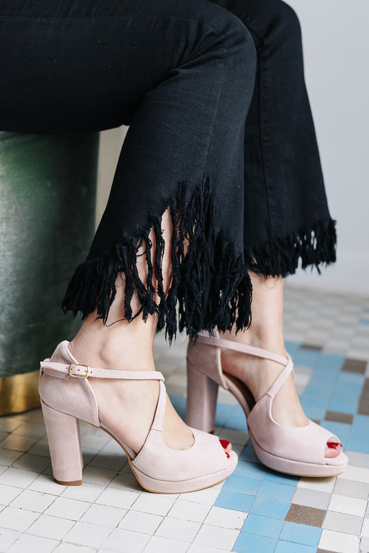 Palma Rosa Nude de 10 cm-sandalias-liso, novia, palma, sandalia, tacon de 10, zapatos de color rosa nude-Loovshoes