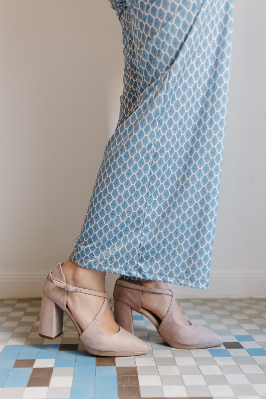 Olivia Rosa Nude-tipo salón-ante, novia, olivia, salón, tacón de 8.5, zapatos de color rosa nude-Loovshoes