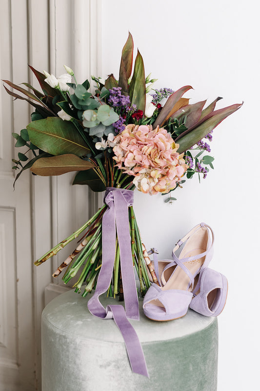 Cinta Ramo | Velvet Lila-Cinta de terciopelo-Loovshoes