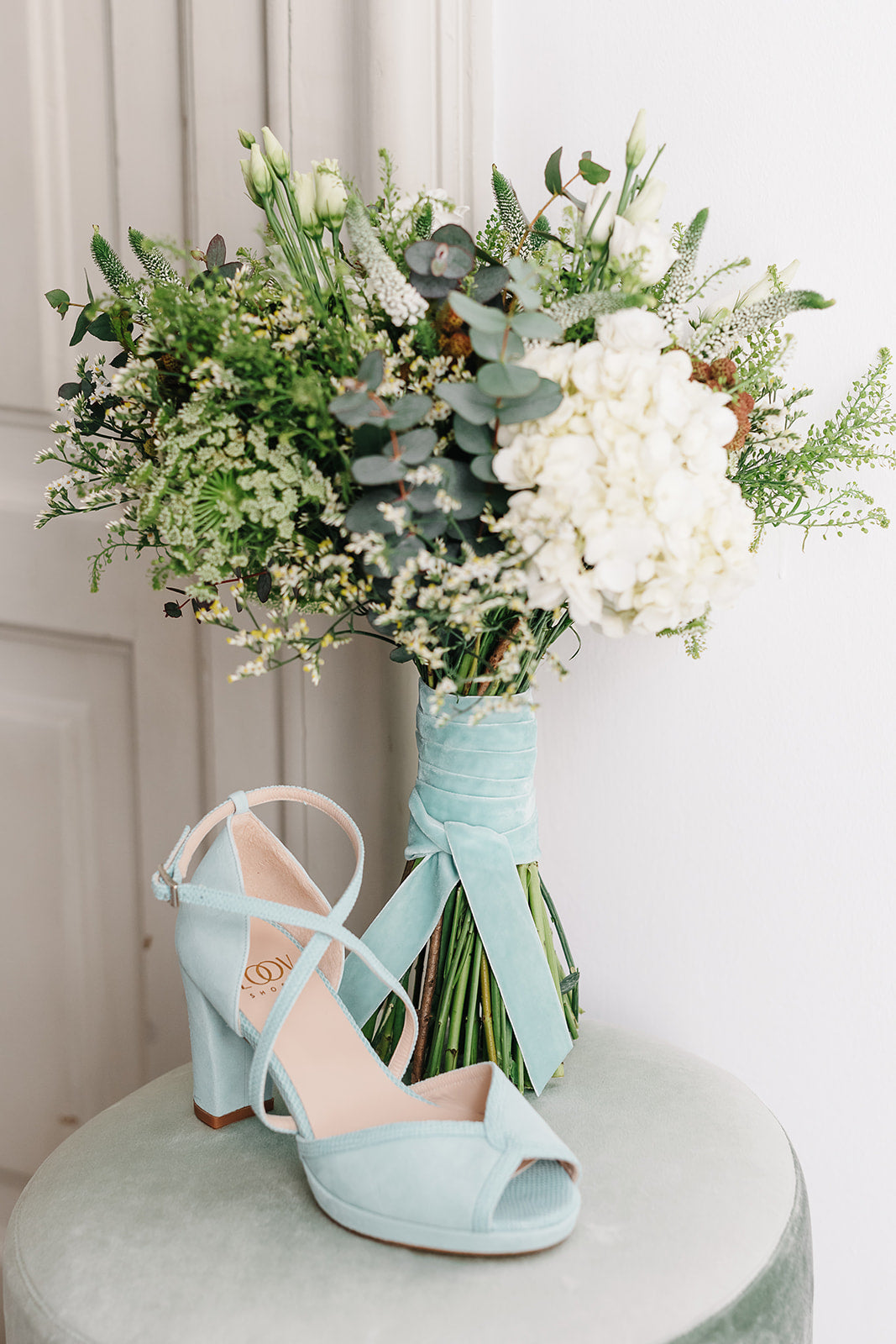 Cinta Ramo | Velvet Mint-Cinta de terciopelo-Loovshoes