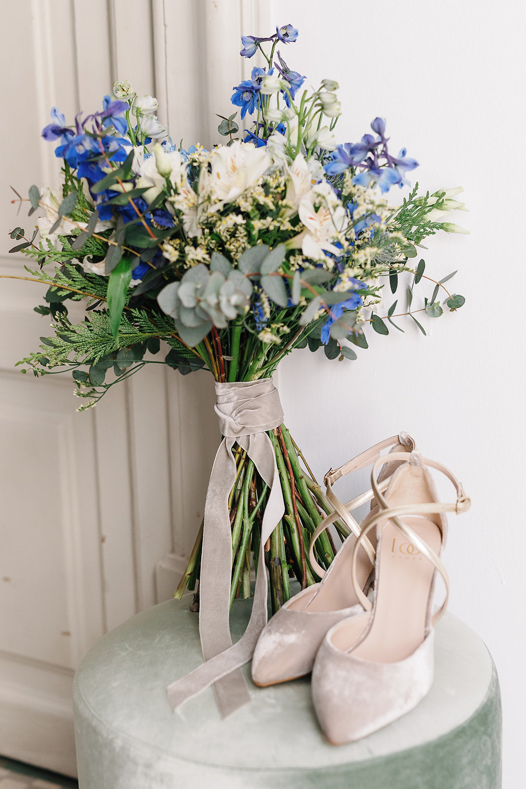 Cinta Ramo | Velvet Topo-Cinta de terciopelo-Loovshoes