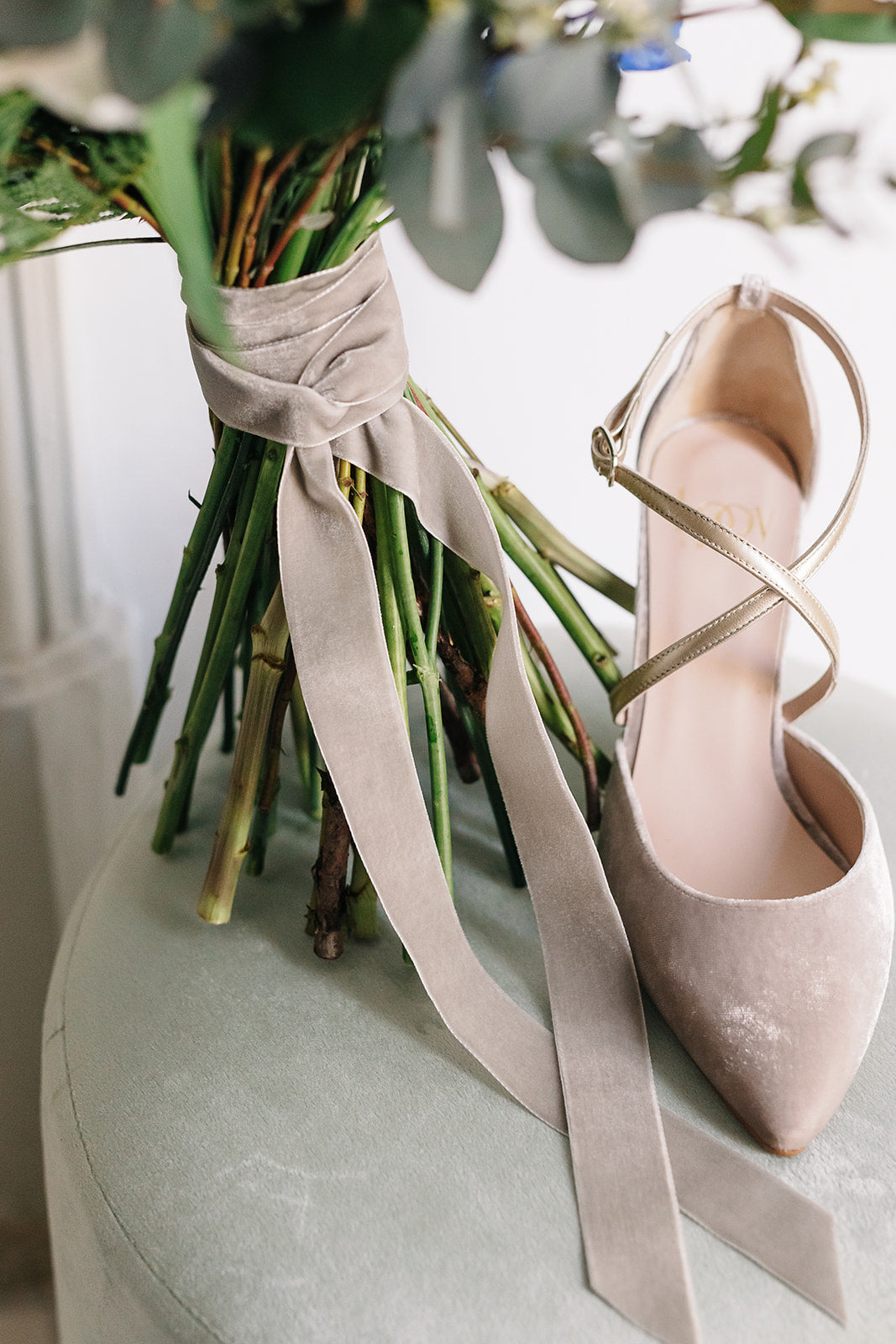 Cinta Ramo | Velvet Topo-Cinta de terciopelo-Loovshoes